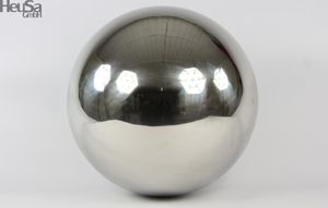 Edelstahlkugel Ball poliert 68cm Ø Schwimmkugel Dekoration Rosenkugel