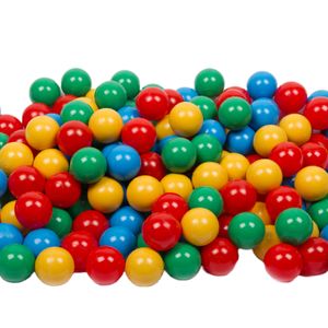 MISIOO Bälle für Bällebad - Mehrfarbig Bällebad Bälle - Bälle Ø 6 cm - Plastikbälle hergestellt aus 100% LDPE - Spielzeug Baby - 100 stück - Mix
