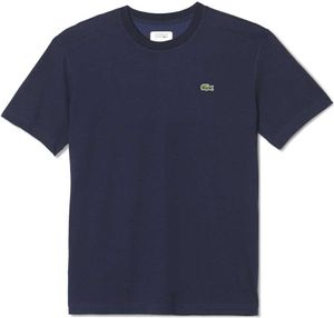 Lacoste Sport-T-Shirt mit aufgesticktem Logo, Blau XS