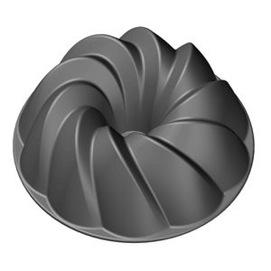 Kaiser Inspiration Design-Gugelhupfform 25 cm, mit geschwungener Oberflächenstruktur, Aluminiumguss, antihaftbeschichtet, gleichmäßige Bräunung
