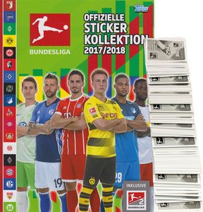 Topps Bundesliga Sticker 2017/18 Komplettsatz + Album