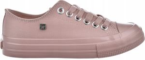BUTY damskie BIG STAR stylowe trampki materiałowe NN274291 pudrowe 38 różowy r.38