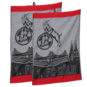 1. FC Köln Geschirrtuch 2er Set "Skyline"