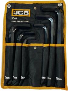 JCB | Innensechskantschlüssel Set, 6LTG 12-24 mm