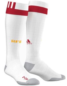 Adidas Spanien Stutzen EM 2016 Fußballsocken Socken Kniestrümpfe weiß/rot/grau, Größe:34/36 Adidas Spanien Stutzen EM 2016 Fußballsocken Socken Kniestrümpfe weiß/rot/grau, Größe:34/36