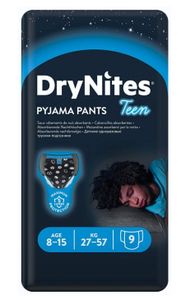 Huggies DryNites kalhotkové pleny pro chlapce 8-15 let (27-57 kg) 9ks.