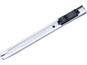 Abbrechmesser, Ganzmetall-Edelstahl, 9 mm, Auto-Lock