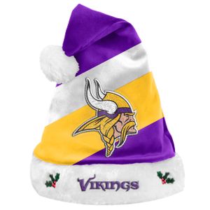 Foco NFL Minnesota Vikings Basic Santa Claus Hat Weihnachtsmann Mütze