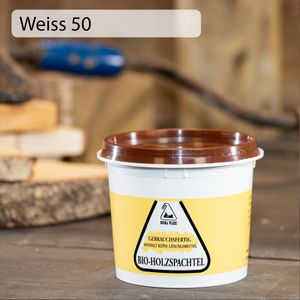 13,90 EUR/kg - Holzspachtel Holzkitt Spachtelmasse für Holz - Weiss - 500g