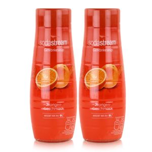 SodaStream Getränke-Sirup Softdrink Orangen Geschmack 440ml (2er Pack)