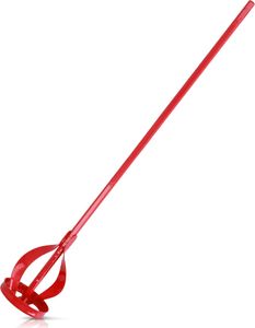 Navaris Rührstab Bohrmaschinen Paint Mixer - Quirl 6x40cm aus Stahl - Mörtelrührer für Farbe Lack Lasuren - Bohrmaschinen Farbrührer Klein