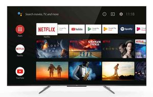 TCL 4K Ultra HD QLED TV 165cm (65 Zoll), 65C715, Android Smart-TV, HDR+