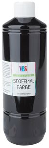 VBS Stoffmalfarbe, 500 ml Schwarz