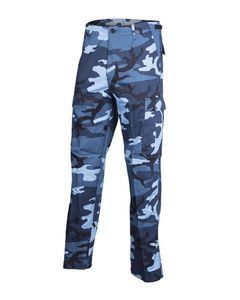 MIL-TEC Rangerhose Typ BDU sky blue Wąż wojskowy Tarnhose Jagdhose Anglerhose S