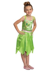 Kinderparty Disney Fairies Tinkerbell Kinderkostüm Basic Plus S (5-6 Jahre) Kinderkostüme 100% Polyester Prinzessin PTY_Karneval Mädchenkostüme