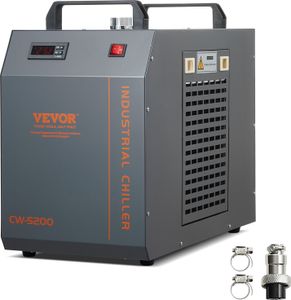 Chłodnica wodna VEVOR CW-5200 układ chłodzenia pojemność zbiornika wody 7L do maszyn do grawerowania laserowego CO2 maszyna chłodząca Chłodnica wodna VEVOR CW-5200 układ chłodzenia pojemność zbiornika wody 7L do maszyn do grawerowania laserowego CO2 maszyna chłodząca