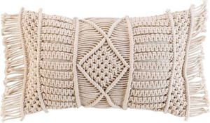 Dekorační polštář MACRALINA, macrame, 30 x 50 cm, béžový Dekorační polštář MACRALINA, macrame, 30 x 50 cm, béžový