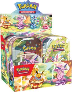 Pokémon Mini plechová krabička Crimson & Purple s 2 boostrami