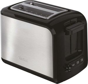 Tefal Tefal Tt410d Express Toaster 16x26x19 cm 850W Edelstahl Schwarz