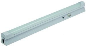 ChiliTec LED Akku Notleuchte 9Watt 230V 40x4x3cm Automatisches Einschalten Notbeleuchtung bei Stromausfall mit Schalter Weiß