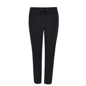 hajo Damen Homewear Hose - Jogginghose, Klima-Komfort, Interlock, Baumwoll-Mix Schwarz 4XL