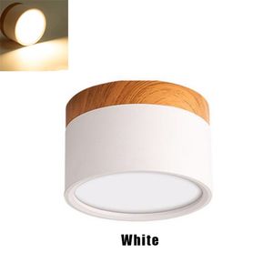 7W Aufbauspot Aufbaustrahler LED Deckenstrahler Deckenleuchte Spot Lampe Strahler Downlight Deckenlampe, Weiß, Warmweiß Licht
