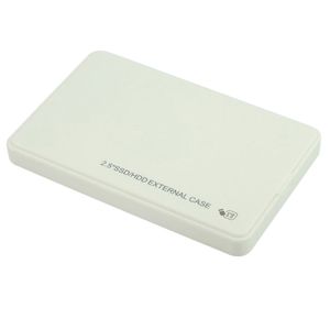 2,5 Zoll SSD HDD EXTERNAL CASE USB 3.0 5 GBPS Mobile Festplattenbox für Laptop-Weiss