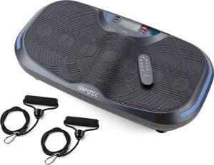 Vibrační trenažér Gymtek® s vibrační deskou - do 150 kg - 2x 500W motory, 12 úrovní, 2 rozšiřující pásy - Bluetooth, dálkové ovládání, LCD, reproduktory Vibrační trenažér Gymtek® s vibrační deskou - do 150 kg - 2x 500W motory, 12 úrovní, 2 rozšiřující pásy - Bluetooth, dálkové ovládání, LCD, reproduktory