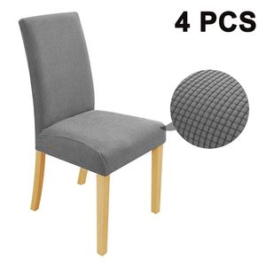 Universal Stretch Stuhlhussen 4er Set Stuhlbezug für Stuhl Esszimmer