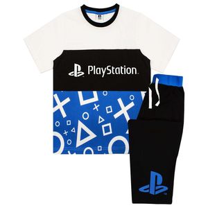Playstation - Chlapecké pyžamo NS6692 (146-152) (černá/modrá/bílá)