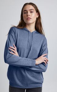 Pulz PZSARA - 50206465 Hoodie Pullover Damen Langer Kapuzenpullover Hoodie Longpullover mit Kapuze