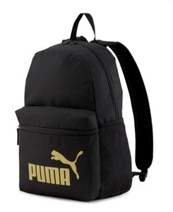 PUMA Phase Backpack PUMA BLACK-GOLDEN LOGO -