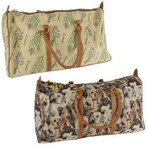 Reisetasche Design Lavendel oder Hund 42L Sporttasche Tasche Tragetasche, Bildmotive:Lavendel