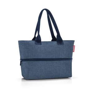 reisenthel shopper e1, nákupná taška, shopper, tote, taška, polyesterová tkanina, Twist Blue, 12 L/18 L, RJ4027