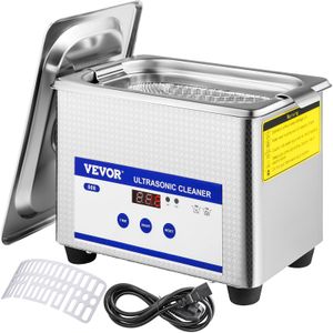 VEVOR Ultraschallreiniger 0,8 L Ultraschall Reinigungsgerät Schmuckreiniger mit LED-Anzeige Ultraschallreinigungsgerät Brillen