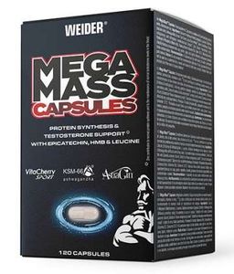Doplněk stravy Weider Mega Mass Capsules, 120 kapslí