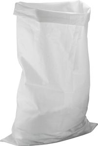 DEDRA Stavebné vrece PP, 80l, 50x85 cm, 65 g/m2, biele - 15B200