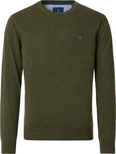 REDMOND Casual Herren Pullover Langarm Rundhals Regular-Fit Olivgrün XL REDMOND Casual Herren Pullover Langarm Rundhals Regular-Fit Olivgrün XL