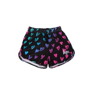 Hype - "Scribble Heart" Shorts für Mädchen HY9174 (158) (Schwarz/Pink/Blau)