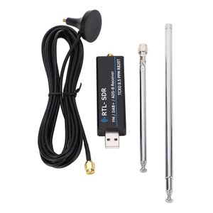 Odbiornik RTL SDR od 100 kHz do 1766 MHz w pełnym paśmie RTL2832U R820T2 0,5 PPM TCXO USB Software Defined Radio