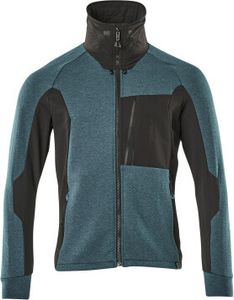 MASCOT® Sweatshirt mit Reißverschluss 17484-319-4409 Dunkelpetroleum/Schwarz M