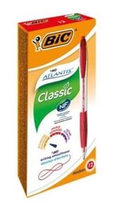 BIC Atlantis Stick, Rot, Rot, Transparent, Kunststoff, 0.4, 1.2