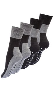 Vincent Creation® ABS Socken 4 Paar Stoppersocken 35-38