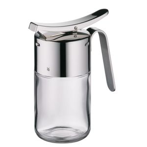 WMF Barista Sirup-/ Honigspender 240ml, Glas, Cromargan Edelstahl poliert, spülmaschinengeignet