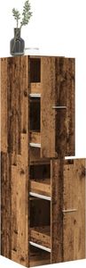 Möbel Apothekerschrank Altholz-Optik 30x41x144,5 cm Holzwerkstoff - Kommoden 855176 Möbel Apothekerschrank Altholz-Optik 30x41x144,5 cm Holzwerkstoff - Kommoden 855176
