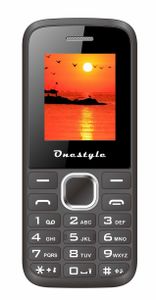 ONESTYLE Basic  Einfaches Tastenhandy Mobiltelefon mit Tasten,  Dual-SIM, 1,77" Farbdisplay,Taschenlampe, FM-Radio, Bluetooth. Schlankes und modernes Design, handlich,  schwarz   Ohne Vertrag (SIM-Lock frei) NEU
