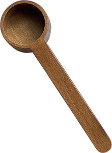 Layba Holz Kaffeedosierlöffel Set, Kaffeemesslöffel, Aus Walnussholz 25ml / 24g Füllmenge. Café Messlöffel, Kaffee Kräuter und Bohnen Portionierer