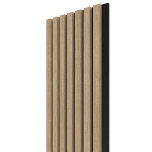 WALL CONCEPT akustický panel Dub Butterscotch, filc + MDF, 2750x295x21 mm, 0,81 m2