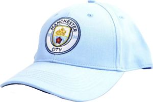 Manchester City FC - Baseballová čiapka so zadným popruhom pre mužov/dámy Uni BS4410 (One Size) (Sky Blue)