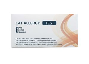 Katzenallergie Test - The Tester®, Allergie gegen Katzen, Selbsttest für Zuhause, Ergebnis in 10 Minuten, - Zuverlässig & Präzise